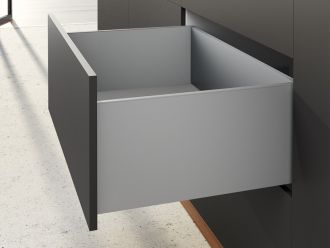 Push to open Silent for drawer systems  With Push to open Silent, drawers  are incredibly easy to open without handles, gently and quietly closing  again from just a slight turn of